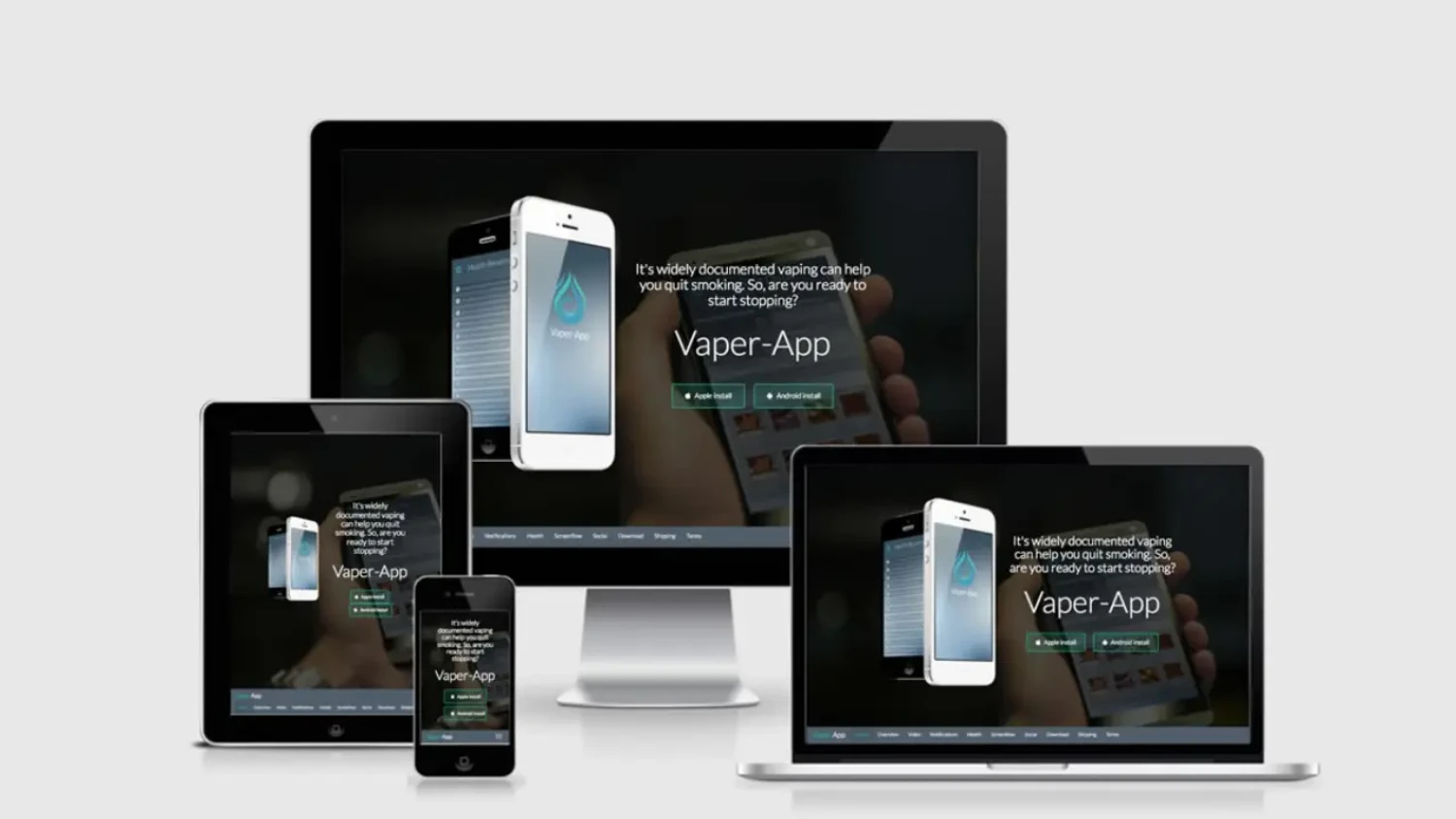 See how Tenerife Web Design developed the Vaper-App website to encourage installs with SEO, app store links and clear calls to action.