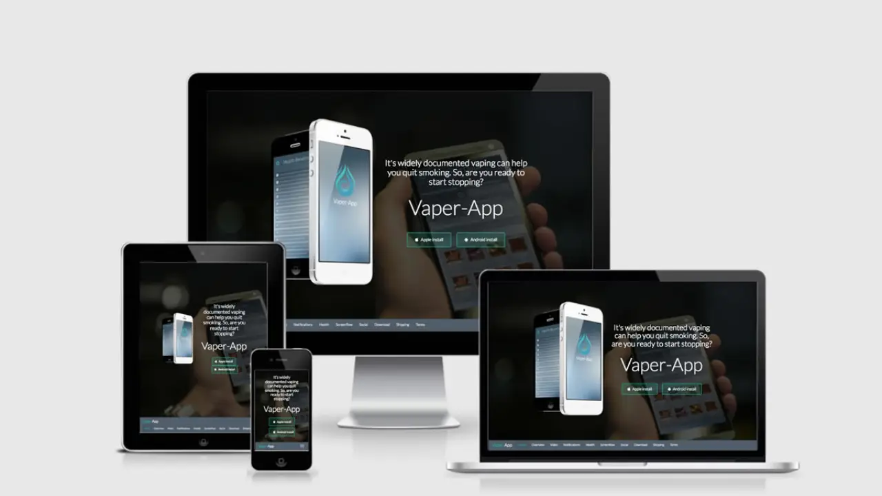 See how Tenerife Web Design developed the Vaper-App website to encourage installs with SEO, app store links and clear calls to action.