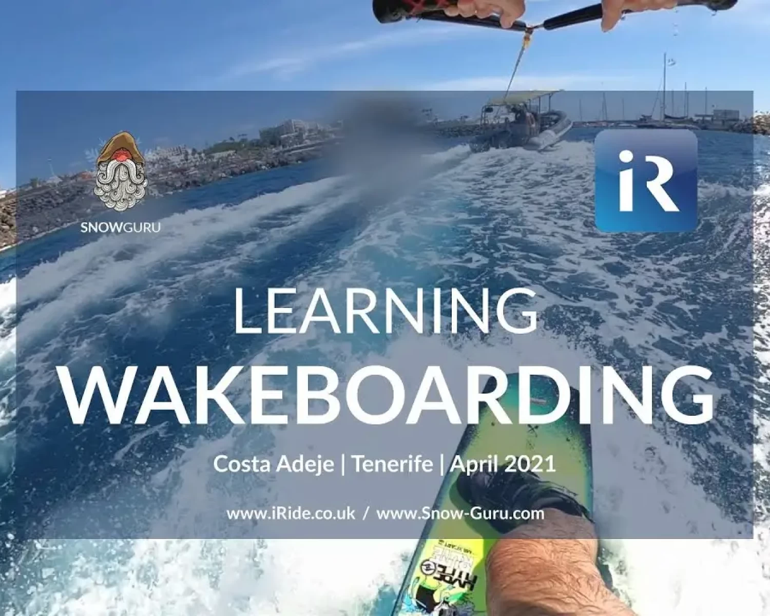 Tenerife Web Design’s wakeboarding video shows a beginner lesson set against Tenerife’s stunning coastline.