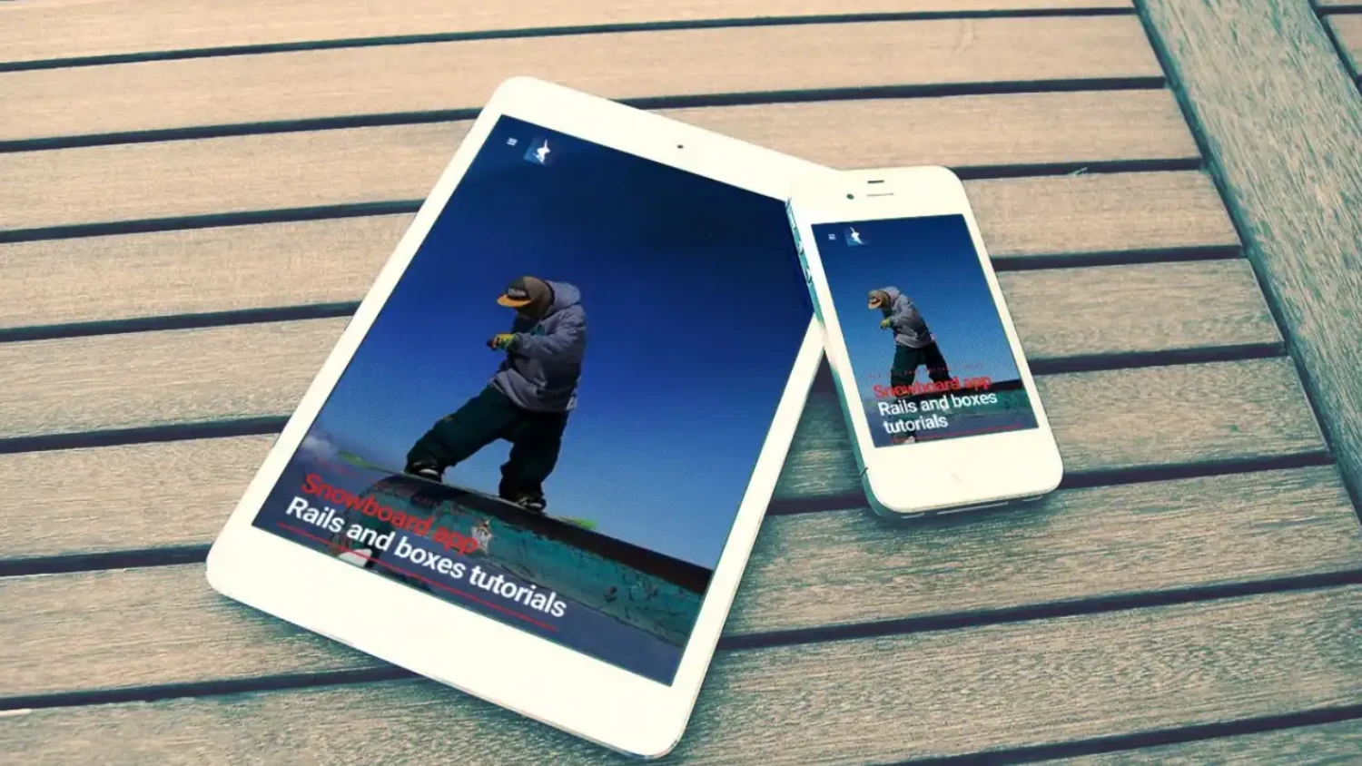 Snowboard App - mobile app development by Tenerife Web Design