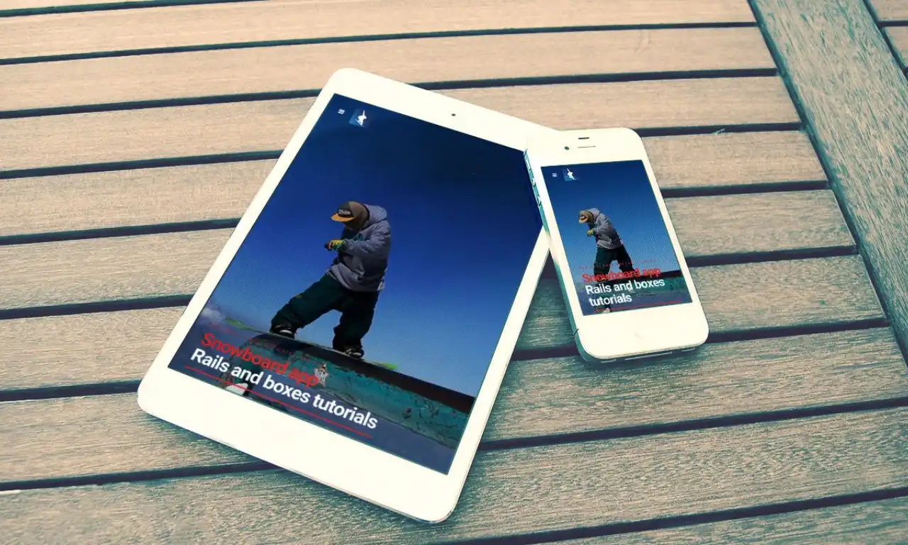 Snowboard App - mobile app development by Tenerife Web Design