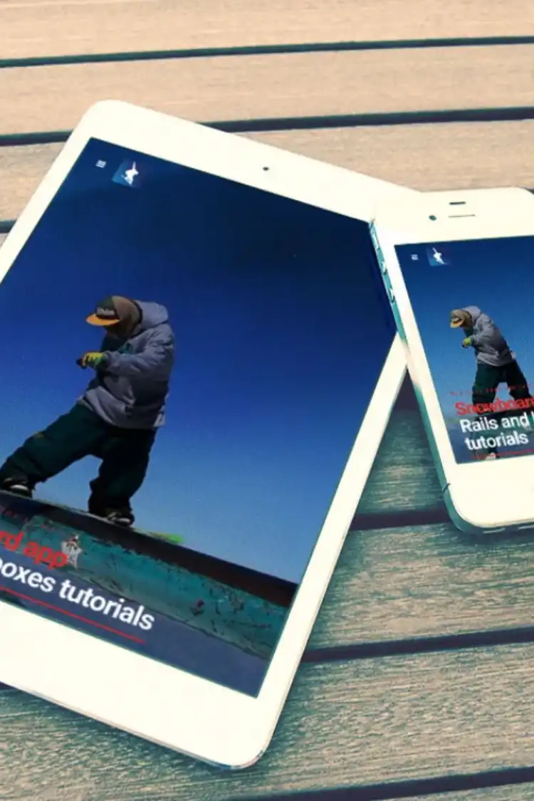 App development by Tenerife Web Design - Snowboard App